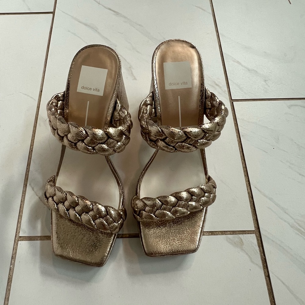 Dolce Vita Braided Heels. NWT